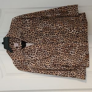 Chicos leopard Ponte blazer